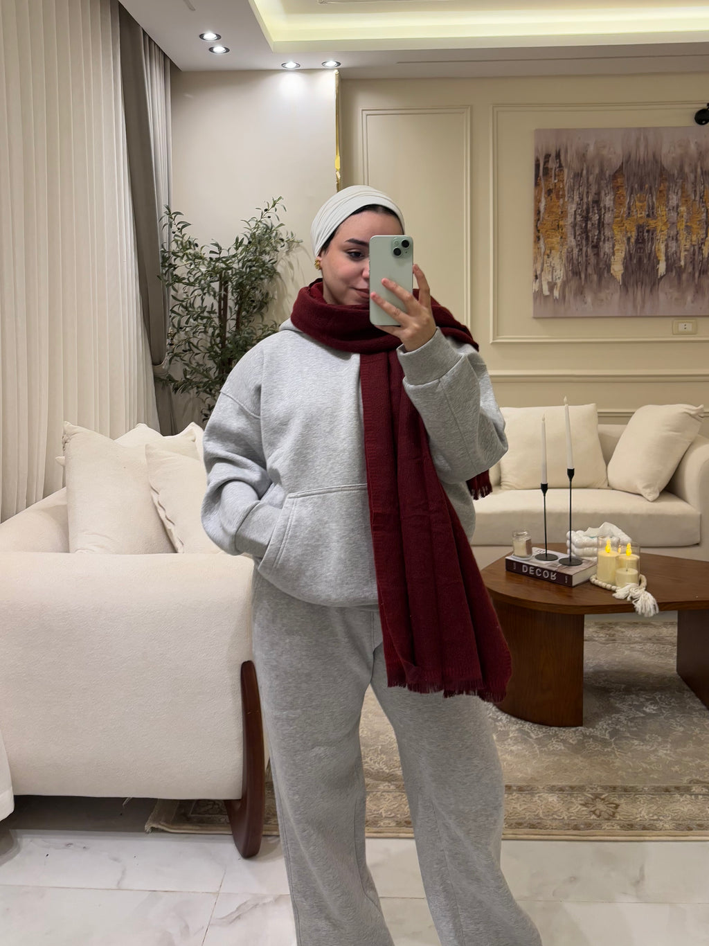 Hoodie & Pants Set (Gray)